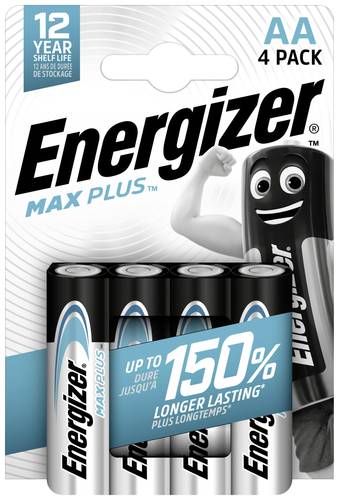 Energizer Max Plus Mignon (AA)-Batterie Alkali-Mangan 1.5V 4St. von Energizer