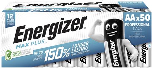 Energizer Max Plus Mignon (AA)-Batterie Alkali-Mangan 1.5V 50St. von Energizer