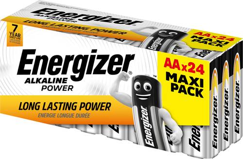 Energizer Power LR06 Mignon (AA)-Batterie Alkali-Mangan 1.5V 24St. von Energizer