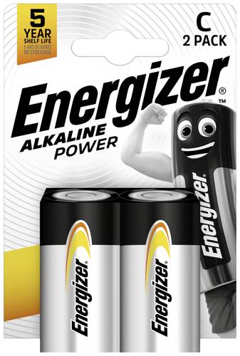 Energizer Power LR14 Baby (C)-Batterie Alkali-Mangan 1.5V 2St. von Energizer