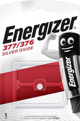 Energizer Knopfzelle 377 1.55V 25 mAh Silberoxid SR66 von Energizer