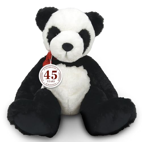 Enesco Boyds Bears Panda P. Giggles Plüsch-Panda-Teddybär, Stofftiere, Sammlerstück, Premium, weiche Teddybär-Plüschtiere für Kinder ab 1 Jahren, Schwarz und Weiß, 30,5 cm von Enesco