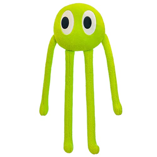 Enforose Plüsch-Oktopus-Kissen, weiches Fischkissen, Kissen, Oktopus-Plüschtier, gefülltes Oktopus-Puppenspielzeug mit 4 Beinen für Zuhause, Schlafzimmer, Büro (90 cm, 480 g) von Enforose