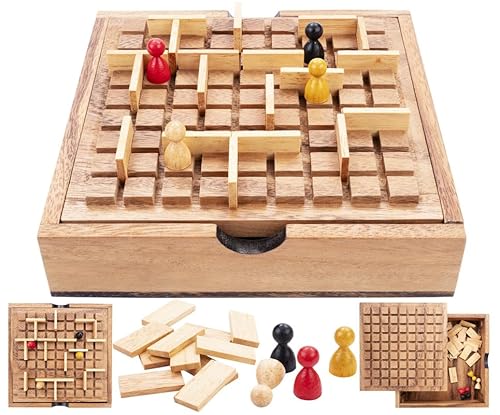 Engelhart - 350450 - Das Korridor-Spiel - Strategiespiel - Ökologische Holzbox - 2-4 Spieler - ab 6 Jahren von Engelhart