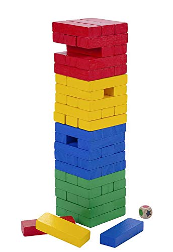 Engelhart - Tumbling Tower 30cm Farbenspiel aus Holz - 340918 von Engelhart