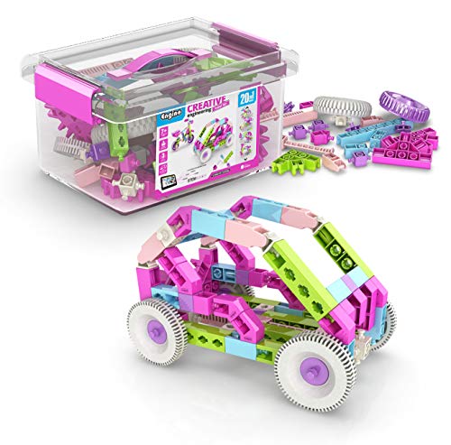 Engino CE202MG-A Creative Engineering Maker Girl 20 Modelle Set, Mehrfarbig von Engino