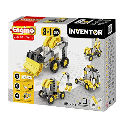 Engino-INVENTOR 0834 - Konstruktionsbausatz 8 in 1 Baumaschinen Engino-INVENTOR 0834 - Konstruktionsbausatz 8 in 1 Baumaschinen von Engino