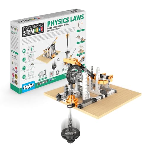 Engino- STEM Spielzeug 6 in 1, Physikalische Gesetze: Trägheit, Reibung, Kreisbewegung, Konstruktionsspielzeug für Kinder ab 9 Jahren, Lernspielzeug, Geschenke für Jungen & Mädchen (6 Modelloptionen) Engino- STEM Spielzeug 6 in 1, Physikalische Gesetze: Trägheit, Reibung, Kreisbewegung, Konstruktionsspielzeug für Kinder ab 9 Jahren, Lernspielzeug, Geschenke für Jungen & Mädchen (6 Modelloptionen) von Engino