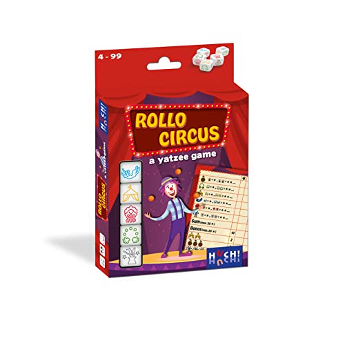 Enigma Distribution Benelux B.V. Rollo: A Yatzee Game - Zirkus NL/FR - Würfelspiel - Würfel im Zirkus - 4+ - 2-6 Spieler - FR/DE von Enigma Distribution Benelux B.V.