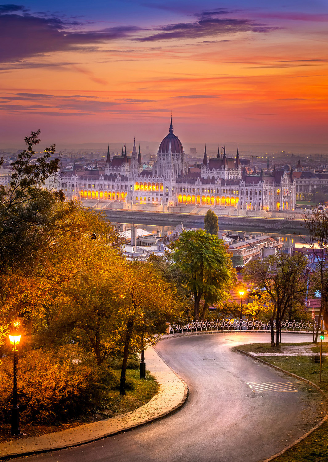 Enjoy Puzzle Buda District with Hungarian Parliament 1000 Teile Puzzle Enjoy-Puzzle-2115 von Enjoy Puzzle