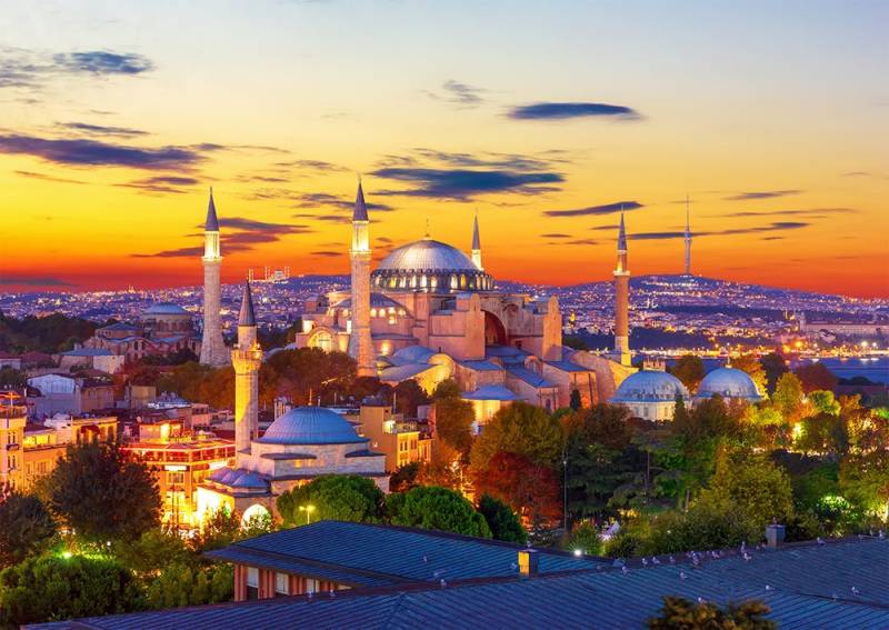 Enjoy Puzzle Hagia Sophia at Sunset, Istanbul 1000 Teile Puzzle Enjoy-Puzzle-1359 von Enjoy Puzzle