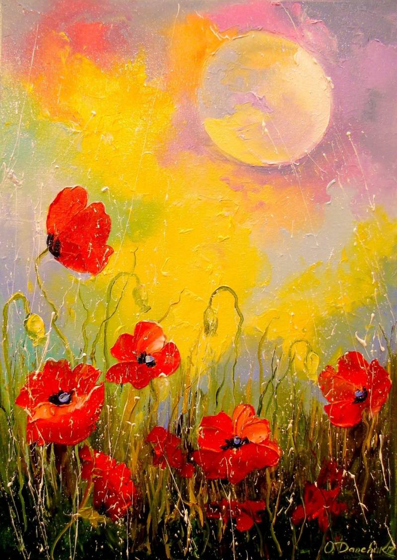 Enjoy Puzzle Poppies in the Moonlight 1000 Teile Puzzle Enjoy-Puzzle-1823 von Enjoy Puzzle