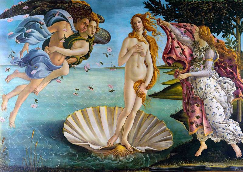 Enjoy Puzzle Sandro Botticelli: Die Geburt der Venus 1000 Teile Puzzle Enjoy-Puzzle-1194 von Enjoy Puzzle