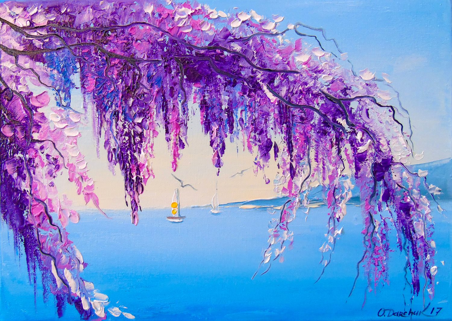 Enjoy Puzzle Wisteria by the Sea 1000 Teile Puzzle Enjoy-Puzzle-1753 von Enjoy Puzzle