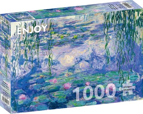 1000 Pieces Jigsaw Puzzle – Matte Finish, Soft Touch, Sturdy and Unique Pieces, Tight Fit, Vivid Colors, Missing Pieces Service – Water Lilies – Monet Famous Impressionist Painting – by ENJOY Puzzle 1000 Pieces Jigsaw Puzzle – Matte Finish, Soft Touch, Sturdy and Unique Pieces, Tight Fit, Vivid Colors, Missing Pieces Service – Water Lilies – Monet Famous Impressionist Painting – by ENJOY Puzzle von Enjoy puzzle