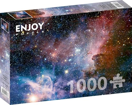 1000 Pieces Jigsaw Puzzle for Adults – Matte Finish, Soft Touch, Sturdy and Unique Pieces, Tight Fit, Vivid Colors, Missing Pieces Service – Space Galaxy View of Carina Nebula – by ENJOY Puzzle von Enjoy puzzle