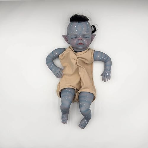 Enjoy with Love Neue 16inch Finished Painted Avatar Kits Kürbis Woodland Lifelike Reborn Puppe Kit Bereits gemalt Unfinished Puppe Teile DIY Spielzeug von Enjoy with Love