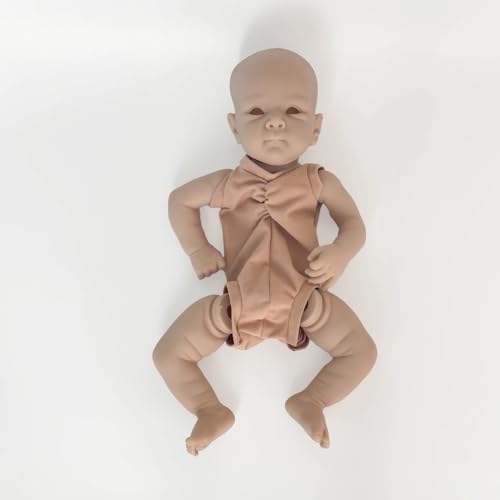 Enjoy with Love Neue 18inch Reborn Puppe Kit Bettie Lifelike Unfinished Unbemalte Frische Farbe Blank Puppe Kit mit Stoff Körper von Enjoy with Love