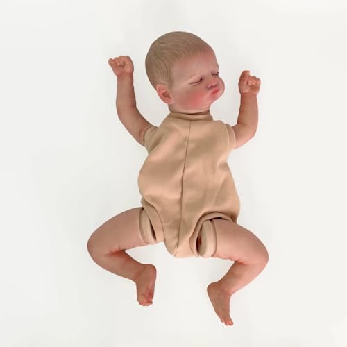 Enjoy with Love Neue 19inch Neugeborene Baby Reborn Puppe Kit Rosalie Baby Lifelike Soft Touch bereits lackierte unvollendete Puppenteile von Enjoy with Love