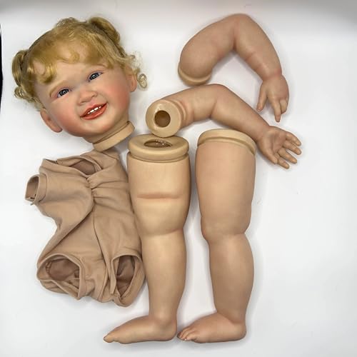 Enjoy with Love Neue 28inch bereits gemalt Renata lebensechte Haut Kit Puppe Reborn Kleinkind 6-Monats Größe Kits Sehr lebensechte Baby Puppe DYI Spielzeug von Enjoy with Love