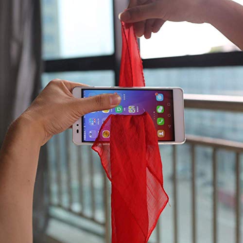 Enjoyer Magic Trick Silk Through Phone Scarf Thru Phone Close Up Magic Show Magician Props Gimmick Accessories,3Pcs/Set von Enjoyer