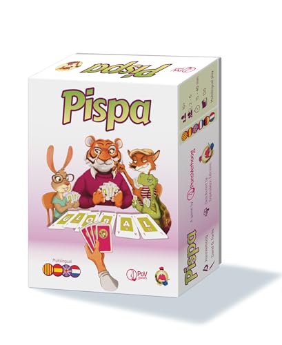 Enpeudejoc edicions Pispa | Holen Sie Sich die besten Buchstabenkombinationen | 2 bis 6 Spieler | Spanisch | Thema: Tiere von Enpeudejoc edicions