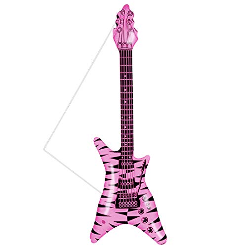 INSTRUMENT - GITARRE - pink, 105 cm, aufblasbar von Enter-Deal-Berlin