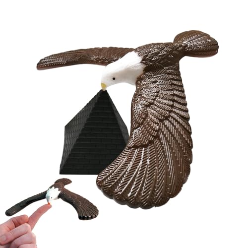 Eoixuqba Balancierendes -Vogelspielzeug, Schwerkraft-Vogelspielzeug,Balancierendes Spielzeug | Desktop Balance Eagle Bird Science Toy, Party Trick Lustiges interaktives pädagogisches Fingerspielzeug von Eoixuqba