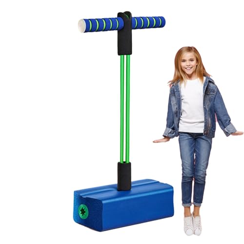 Eoixuqba Bounce Sticks, Bounce Stick für Kinder, Foam Jumper Leucht-Bounce-Stick mit quietschendem Ton, Interaktives, leicht zu greifendes Kleinkind-Sprungspielzeug, Gleichgewichtstrainingsgerät für von Eoixuqba