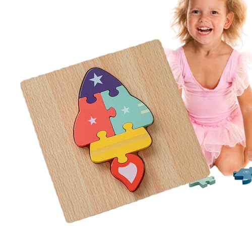 Eoixuqba -Holzpuzzles, Kleinkindpuzzles im Alter von 1–3 Jahren - 3D-Tier-Holzpuzzles | -Spielzeug für 1 2 3 alte Mädchen und, Weihnachts- und Geburtstagsgeschenke, Lernspielzeug von Eoixuqba