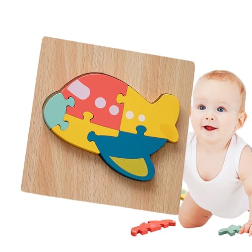 Eoixuqba Holzpuzzles für Kleinkinder,-Holzpuzzles | 3D-Puzzles aus Holz für Kinder | Feinmotorik-Lernen, Spielzeug, pädagogisches Lernspielzeug für Kinder für Kleinkinder von 1–3 Jahren, Geschenke, von Eoixuqba