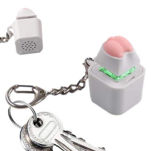 Eoixuqba Key Fidget Toy,Keyboard Fidget Clicker - Leuchtender Finger-Tastatur-Schlüsselanhänger Fidget - Neuheitsspielzeug für Zuhause, Schule, Büro, zum Aufhängen an Taschen und Schlüsseln von Eoixuqba