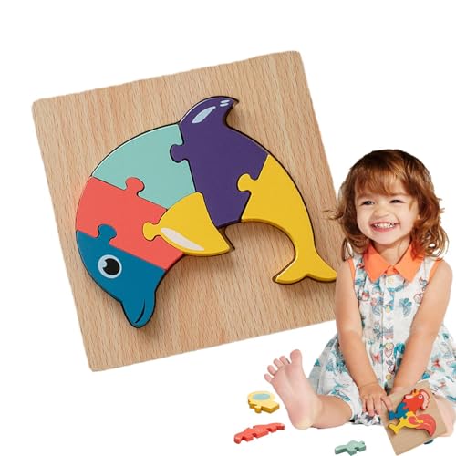 Eoixuqba Kleinkind-Puzzles,Kleinkind-Holzpuzzles | 3D-Tierpuzzles aus Holz für Kinder - -Spielzeug für 1 2 3 alte Mädchen und, Weihnachts- und Geburtstagsgeschenke, Lernspielzeug von Eoixuqba