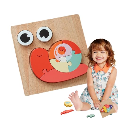 Eoixuqba Kleinkindpuzzles im Alter von 1–3 Jahren,Holzpuzzles für Kleinkinder | 3D-Puzzles aus Holz für Kinder - -Spielzeug für 1 2 3 alte Mädchen und, Weihnachts- und Geburtstagsgeschenke, von Eoixuqba