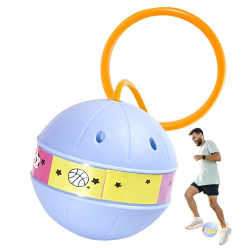 Eoixuqba Leuchtender springender Ball Knöchel, Knöchel-Sprungball für Kinder,Kinder trainieren leuchtendes Hüpfball-Springspielzeug - Buntes Knöchel-Springseil-Spiel, Schaukelball für ältere Menschen, von Eoixuqba