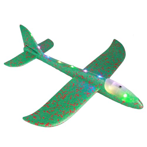 Eoixuqba Schaumstoffflugzeuge, Schaumstoffflugzeuge für Kinder - Schaumflugzeug Kinderflugzeugspielzeug | Leicht zu fliegendes Flugzeugspielzeug, 48 cm großes Segelflugzeug, Flugzeugmodell, von Eoixuqba