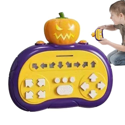 Eoixuqba Schnelles Push-Rhythmus-Spiel, Quick Push Light-Up-Pop-Spiel | Weihnachtsmann/Halloween-Reise sensorisches Zappelspielzeug Beliebte Handheld-Spiele,Schnelles Push-Spiel-Spielzeug für von Eoixuqba