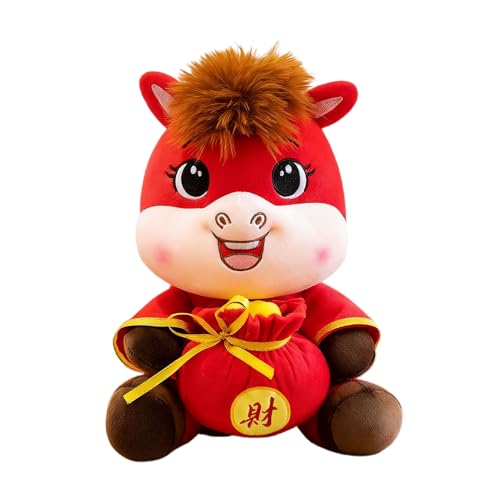 Eoixuqba Stofftier - Puppe | Gott des Reichtums 2026 Maskottchen Frieden Cartoon Figur Für Student Familie Erwachsene Kind Freund Wohnzimmer Eoixuqba Stofftier - Puppe | Gott des Reichtums 2026 Maskottchen Frieden Cartoon Figur Für Student Familie Erwachsene Kind Freund Wohnzimmer von Eoixuqba