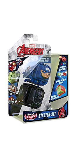 Eolo 37204 Cubes Spiderman Captain America VS Black Panther-Battle Fidget Set, Blau, Small von Eolo