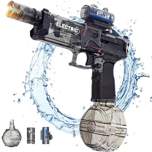 Ultimate Battle Blaster - Ultimate Battle Blaster with Light Effect, Powerful Electric Automatic Water Gun (Schwarz) von Eowduk