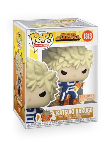 Epic Collectibles Pop Anime: My Hero Academia – Katsuki Bakugo in Training Exklusive Vinyl-Figur-Sammlerstücke, Bundle mit kompatiblem Funko-Box-Schutz von Epic Collectibles