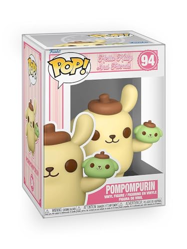 Epic Collectibles Pop Hello Kitty and Friends – Pompompurin mit Dessert, Vinyl-Figur, Sammlerstück-Set mit kompatiblem Funko-Box-Schutz von Epic Collectibles