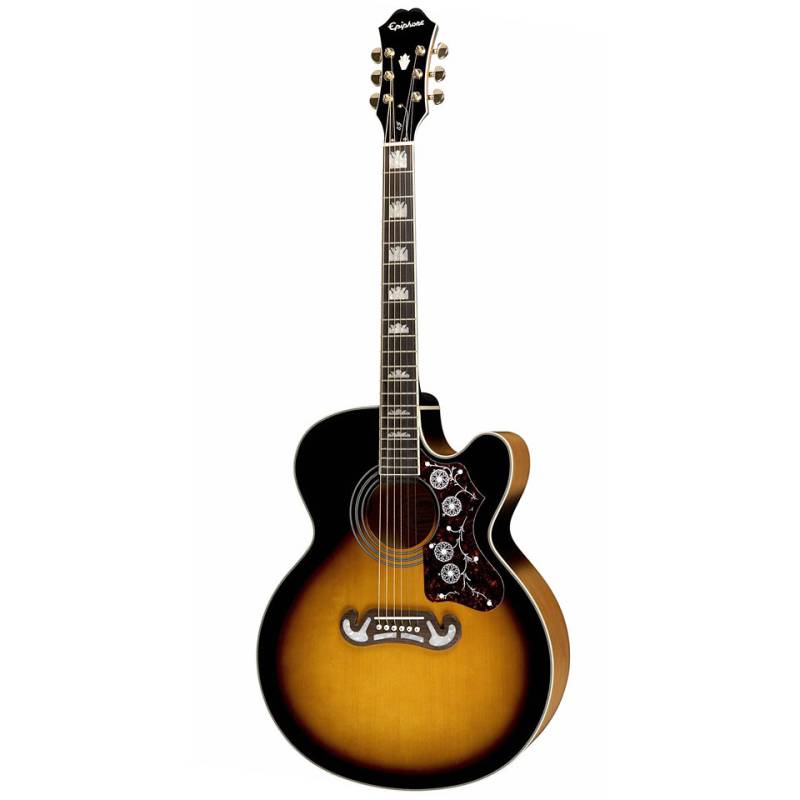 Epiphone J-200 EC VS LH Westerngitarre Lefthand von Epiphone