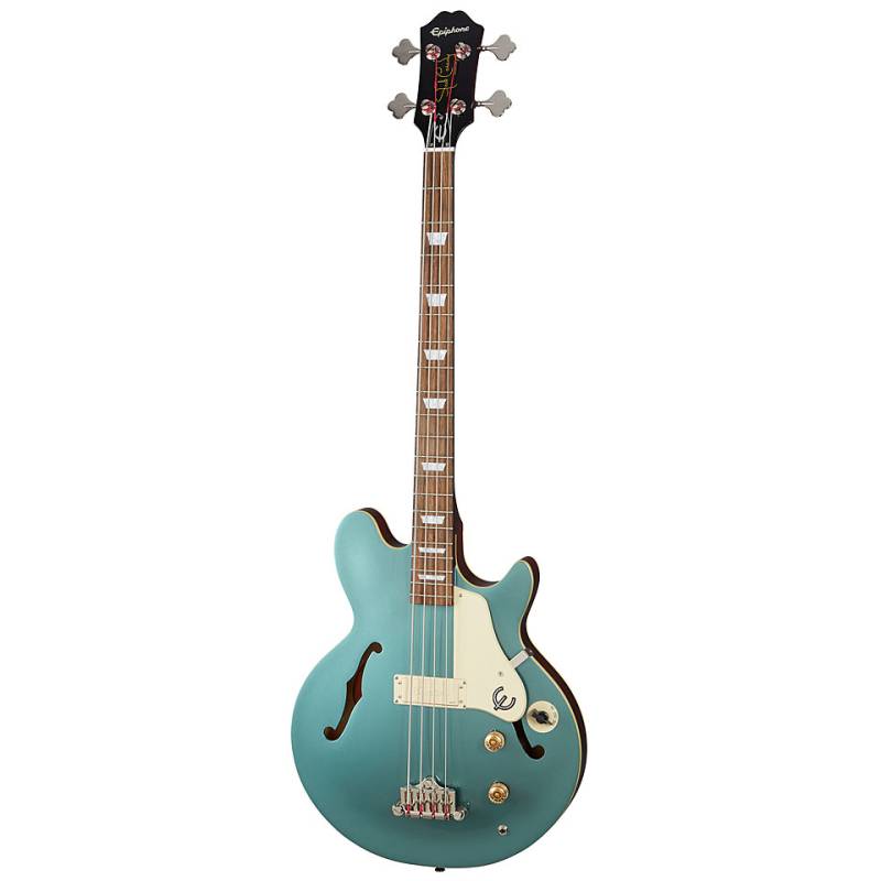 Epiphone Jack Casady Signature Faded Pelham Blue E-Bass von Epiphone