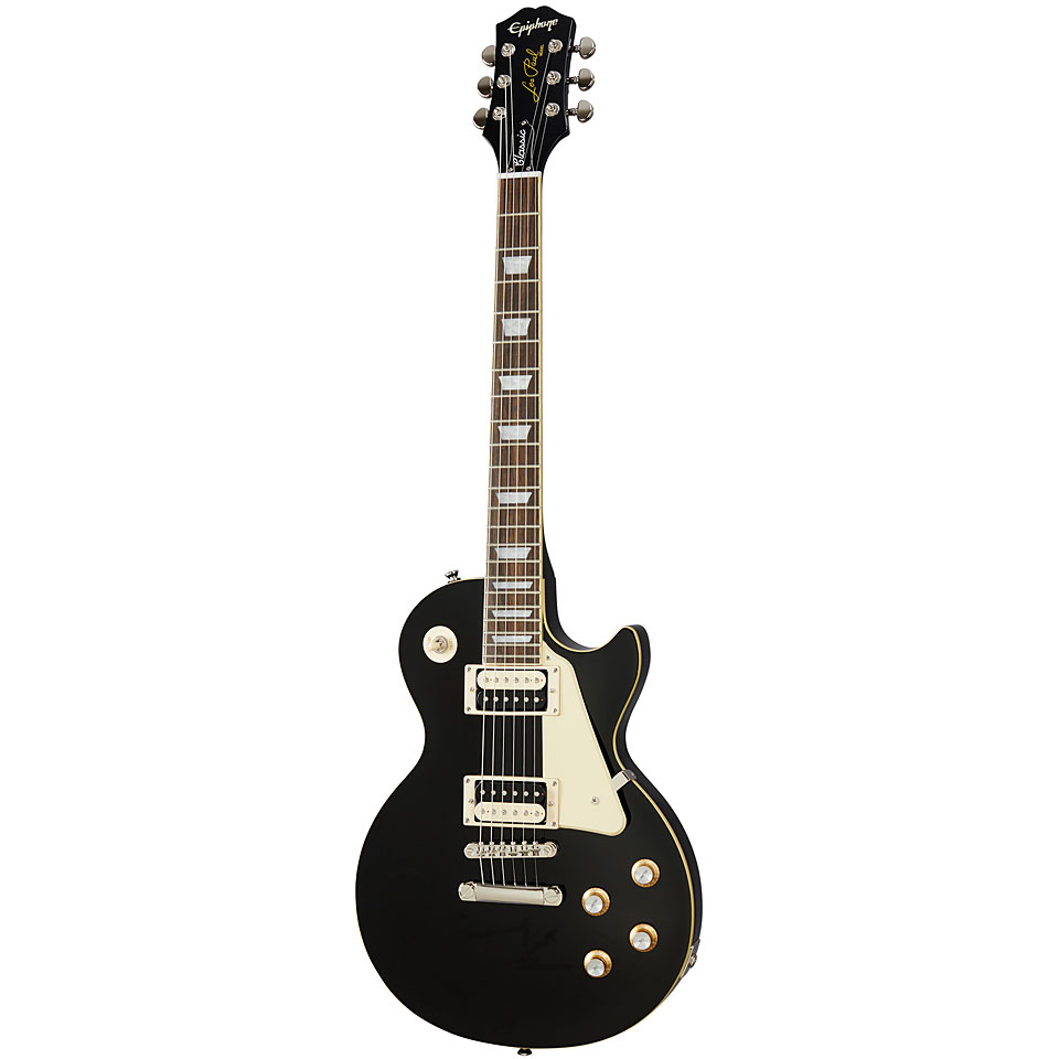 Epiphone Les Paul Classic Ebony E-Gitarre von Epiphone