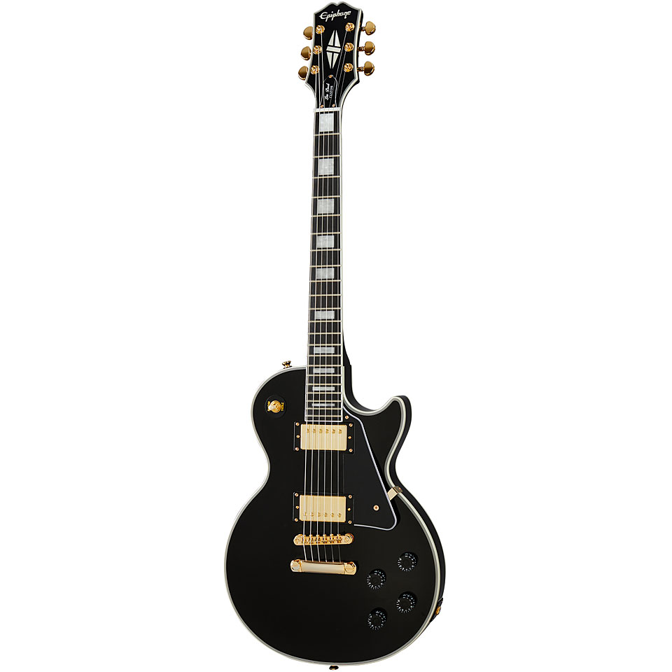 Epiphone Les Paul Custom Ebony E-Gitarre von Epiphone