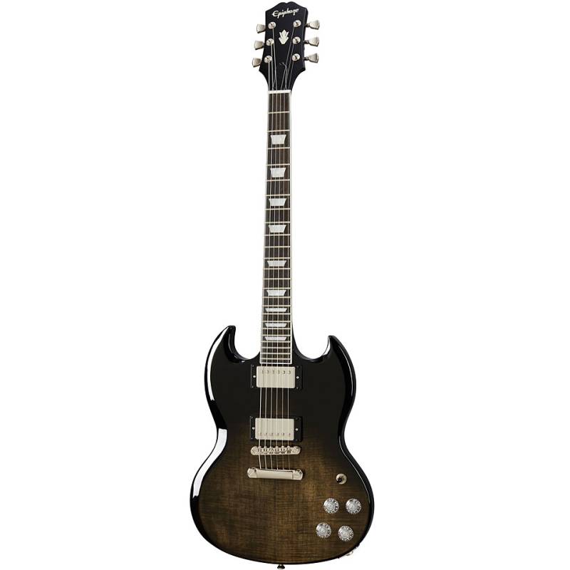 Epiphone SG Modern Figured Trans Black Fade E-Gitarre von Epiphone