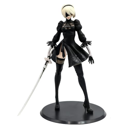 Epitome 2B Anime Figur 2B YoRHa Nr. 2 Typ B Figur Action Abenteuer Spiel Charaktere Statue Stehhaltung PVC Modell Desktop Dekoration Sammlung Geschenke für Fans von Epitome