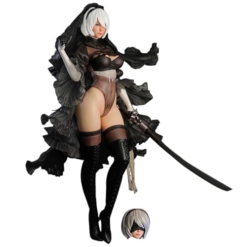 Epitome 2B Figur Automata 2B Actionfigur Schwarzes Hochzeitskleid Ver Statue Austauschbarer Kopf und Abnehmbares Schwert Modell Desktop Dekoration Sammlung Geschenke für Fans Epitome 2B Figur Automata 2B Actionfigur Schwarzes Hochzeitskleid Ver Statue Austauschbarer Kopf und Abnehmbares Schwert Modell Desktop Dekoration Sammlung Geschenke für Fans von Epitome