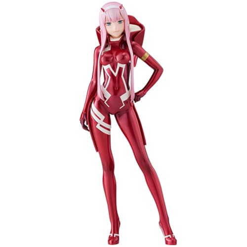 Epitome Anime DARLING In The FRANXX Figure Zero Two Action Figure Combat Uniform Statue Standing PVC Model Desktop Decoration Collection Gifts for Fans Epitome Anime DARLING In The FRANXX Figure Zero Two Action Figure Combat Uniform Statue Standing PVC Model Desktop Decoration Collection Gifts for Fans von Epitome